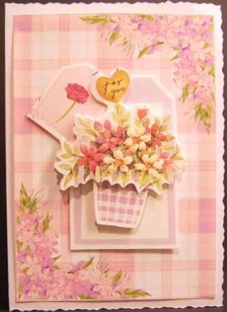 Floral Corner Background 4 by Jane Wells