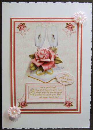 Golden Wedding Rose by Jane Wells