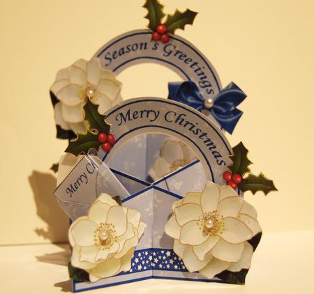 Christmas Roses Cascade Deluxe Kit by Jane Wells