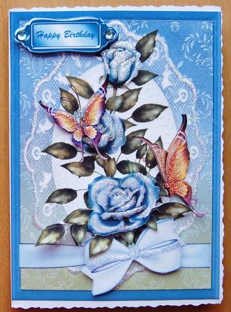 Ice Blue Roses by Jane Wells