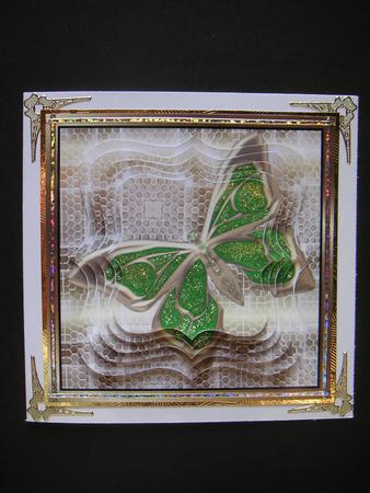 Stunning Green Butterfly by Jane Wells