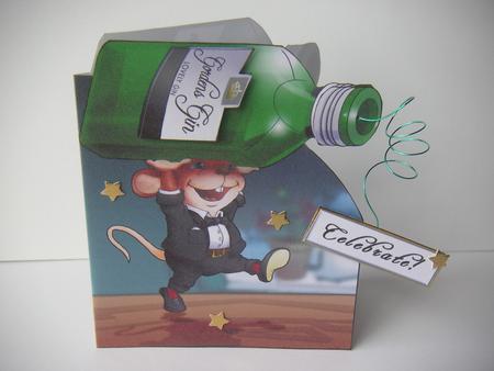Gin Mouse! Shaped. by Jane Wells