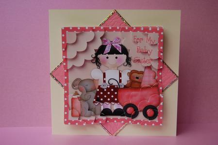 For My Baby Sister - 4 Multiple Shell Corners by Jane Wells