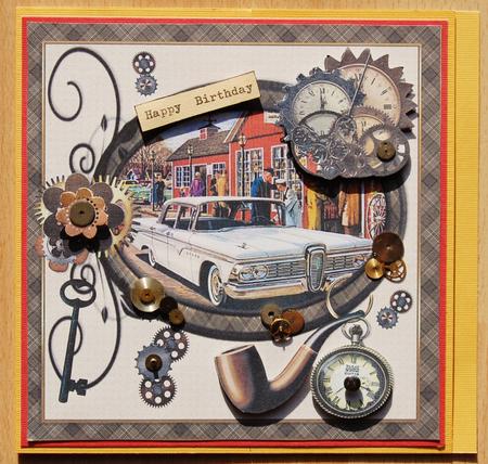 8x8 1950's Vintage One for the Men by Jane Wells