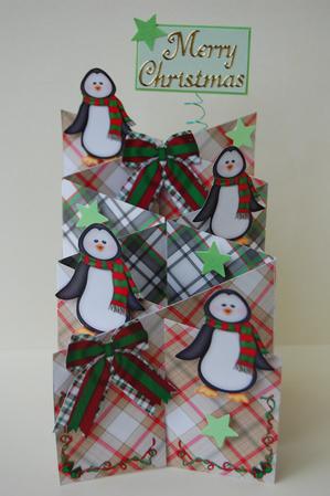 Penguin Cascade Card Kit by Jane Wells