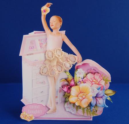 Flowers & Things Shaped Card Kit - Ballet Princess by Jane Wells