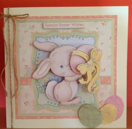 Eggstra Big Pressie Easter 8x8 Mini Kit & Decoupage by Jane Wells