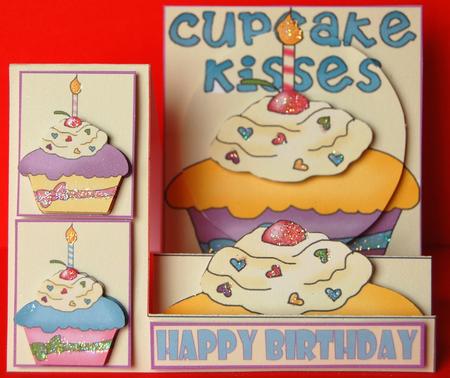 Cupcake Kisses Side Stepper by Jane Wells