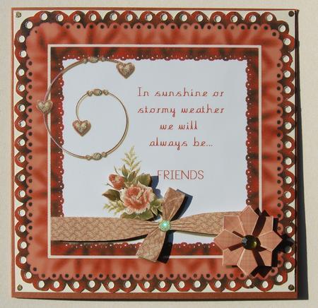 Always My Friend - Peach Topper by Jane Wells