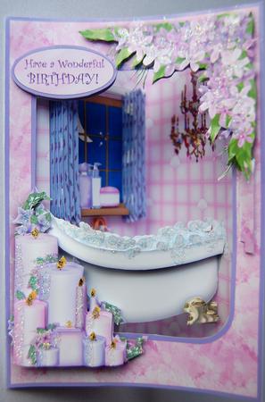 3D Corner Card Kit - Spoil Yourself - It's Your Birthday! by Jane Wells