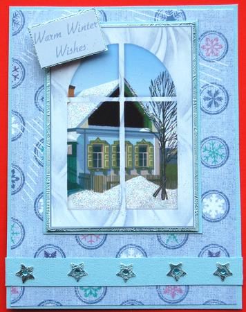 Winter Scene Window Card Kit by Jane Wells