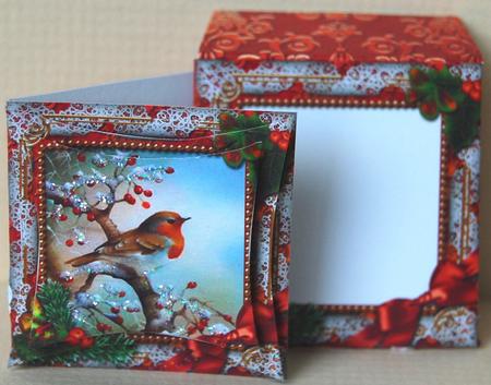 Robin 1 Holly Card Set Pointy Stacker Aio by Jane Wells