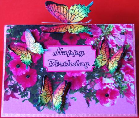 Inside Out Butterfly Card by Jane Wells