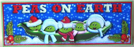 Peas on Earth Large Dl and Decoupage by Jane Wells