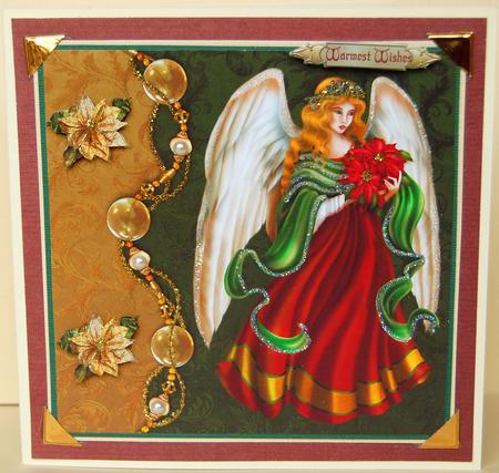Christmas Angel Wishes Card by Jane Wells