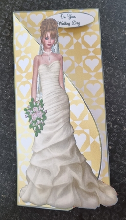 Wedding Teardrop Card by Jane Williams