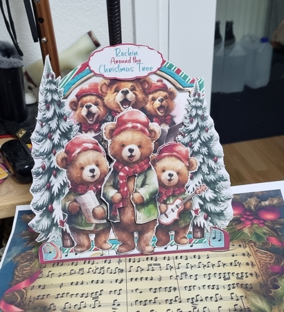 Fa, La, La, Lastic Christmas 12 XL Shaped Card Kit Featured Gallery Photo