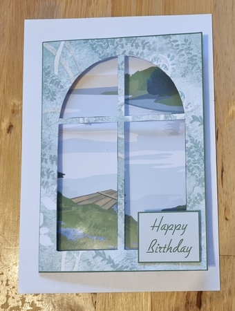Looking Out Over the River Window Card Kit by Jane Williams