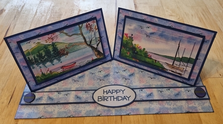 In the Estuary Double Easel Card Kit by Jane Williams