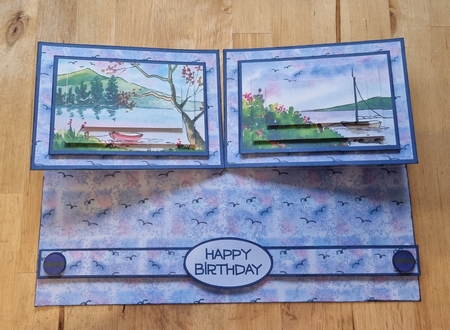 In the Estuary Double Easel Card Kit by Jane Williams
