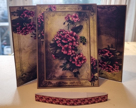 Geranium - Gate Folded Easel by Jane Williams