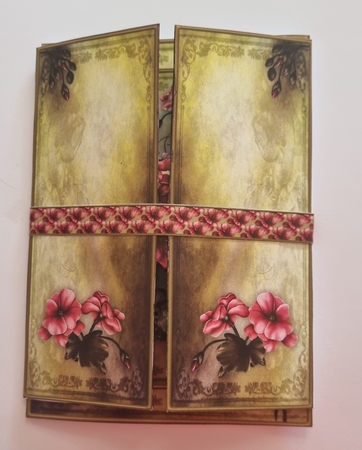 Geranium - Gate Folded Easel by Jane Williams