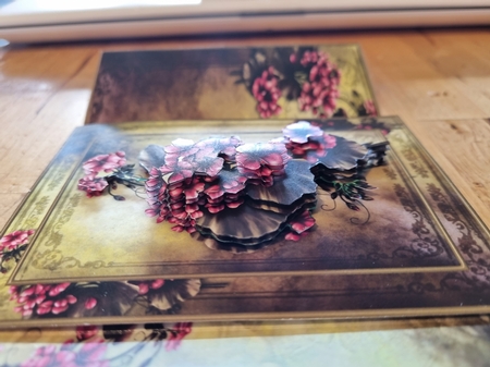 Geranium - Gate Folded Easel by Jane Williams