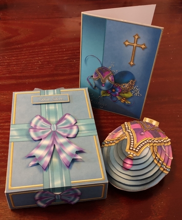 3D Easter Pyramid Egg Card And Gift Box 2 by Jane Williams