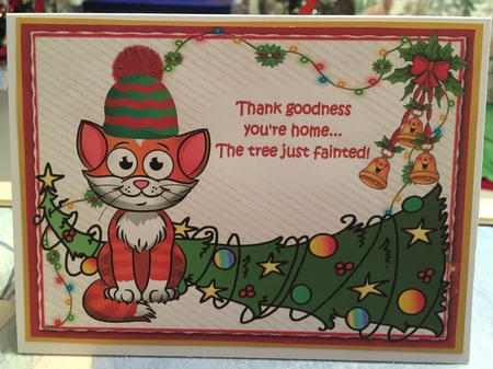 Ginger cat calamity Christmas  by Jane Amber