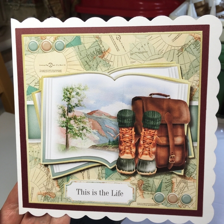 Id Rather be Hiking Open Book by Jane Amber