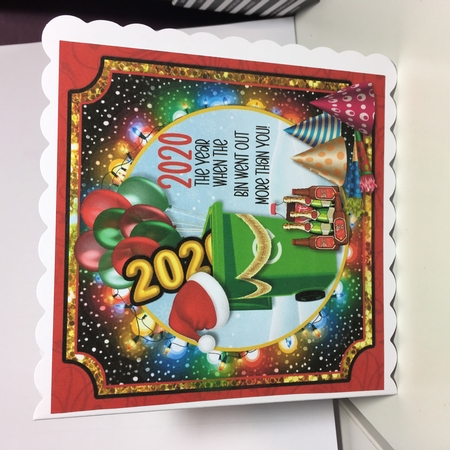 Wheelie Good Christmas Complete Card and Inserts Kit by Jane Amber