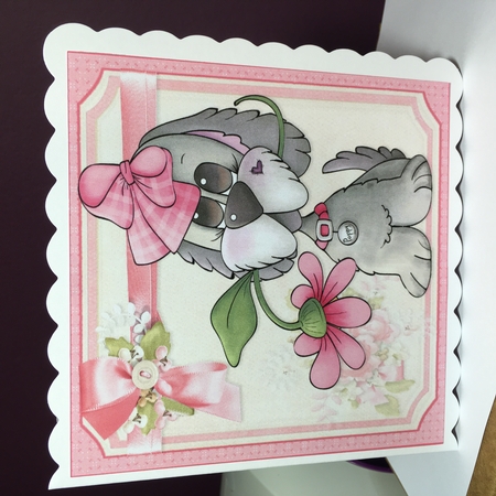 7x7 Poppy has a flower mini kit by Jane Amber