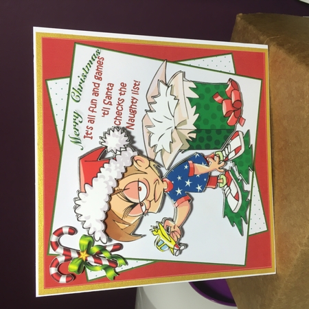6x6 Fun and games naughty list boy by Jane Amber