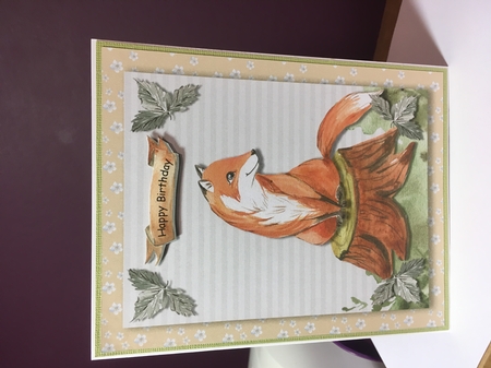 Little Fox 6x8  by Jane Amber