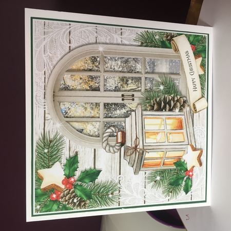 Rustic Lantern In The Window Mini Kit by Jane Amber
