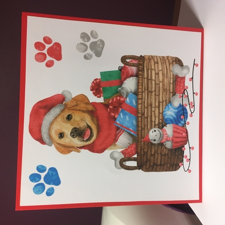 Cute Christmas Dogs 1 by Jane Amber