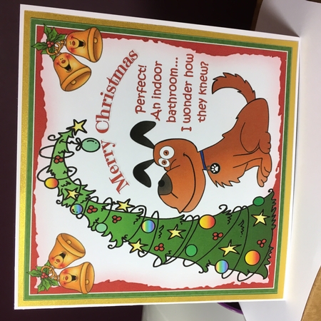 8x8 Doggy perfect Christmas 2 mini kit by Jane Amber