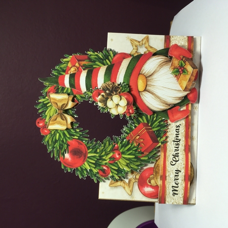 Gnomes Christmas Wreath Kit-1 by Jane Amber
