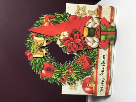 Gnomes Christmas Wreath Kit-2 by Jane Amber
