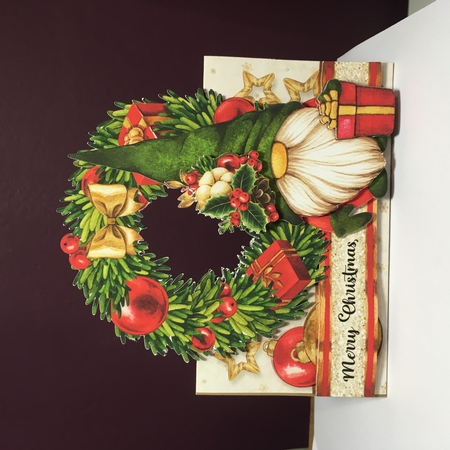 Gnomes Christmas Wreath Kit-3 by Jane Amber