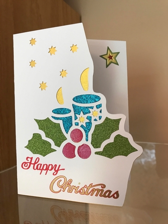 OVER THE EDGE CHRISTMAS CANDLES by Jane Amber