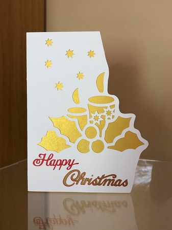 OVER THE EDGE CHRISTMAS CANDLES by Jane Amber