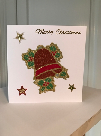 Christmas Bell Mat by Jane Amber