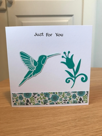 4 Butterflies and Humming Bird by Jane Amber