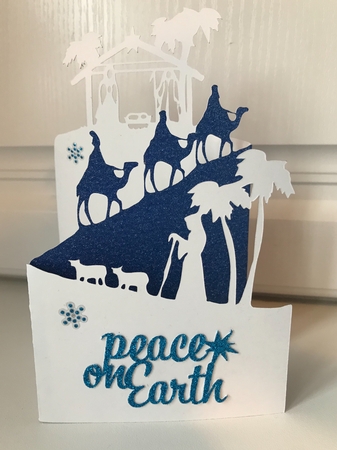 Trifold Christmas cards by Jane Amber