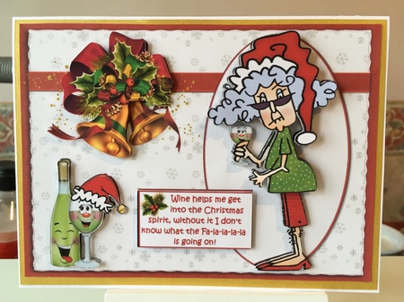 Stella has help with the Christmas spirit  by Jane Amber