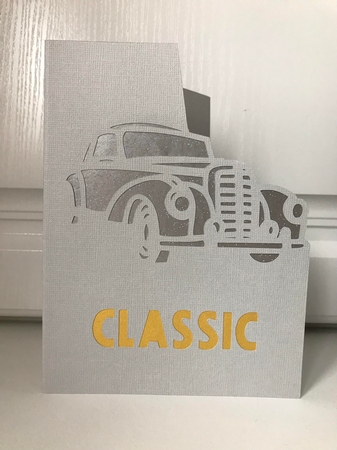 OVER THE EDGE VINTAGE CAR 2 by Jane Amber