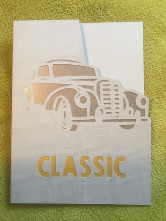 OVER THE EDGE VINTAGE CAR 2 by Jane Amber