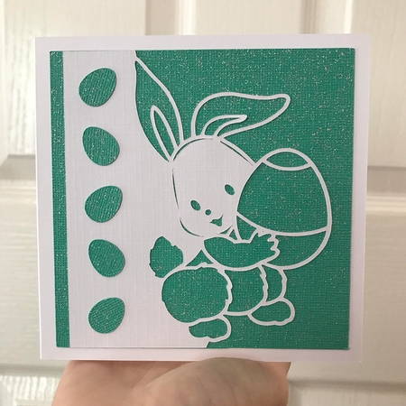 OVER THE EDGE EASTER BUNNY 2 by Jane Amber