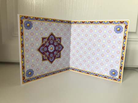  JJ DAISY 5X5 TEA BAG CARD 3 INSERT by Jane Amber